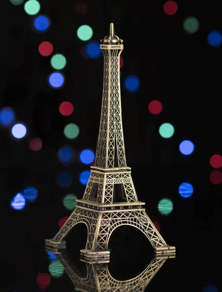 Dia Dos Namorados Fundo Romântico Com Torre Eiffel — Fotografia de Stock