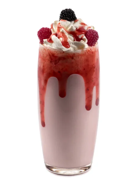 Verre de milkshake — Photo