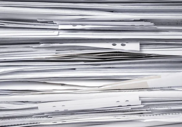 Une Pile Documents Ouvrages Papier — Photo