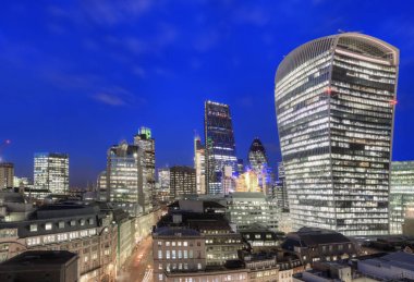 Londra mali bölge yükseltilmiş görünümü