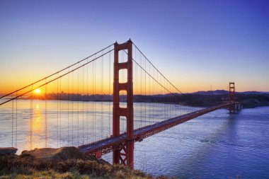san francisco üzerinde gündoğumu