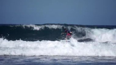 Bali, Endonezya - 14 Mayıs 2019 WSL 2019 Dünya Sörf Şampiyonası, Endonezya.