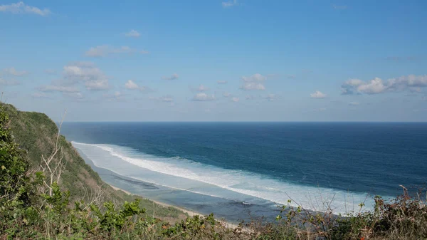 Paesaggio Incredibile Vista Sull Oceano Dalla Scogliera Bali Indonesia — Foto Stock