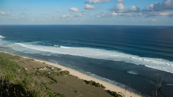 Paesaggio Incredibile Vista Sull Oceano Dalla Scogliera Bali Indonesia — Foto Stock