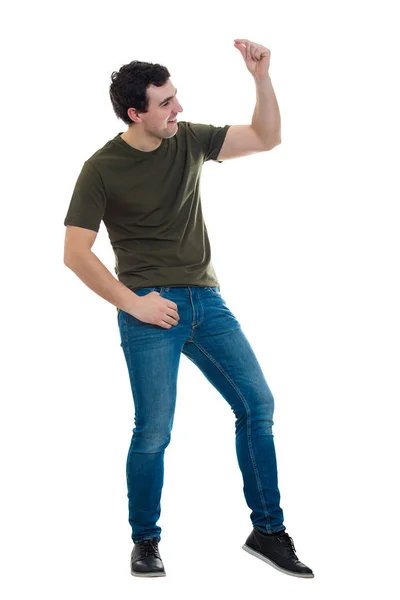 Hombre bailando longitud completa — Foto de Stock