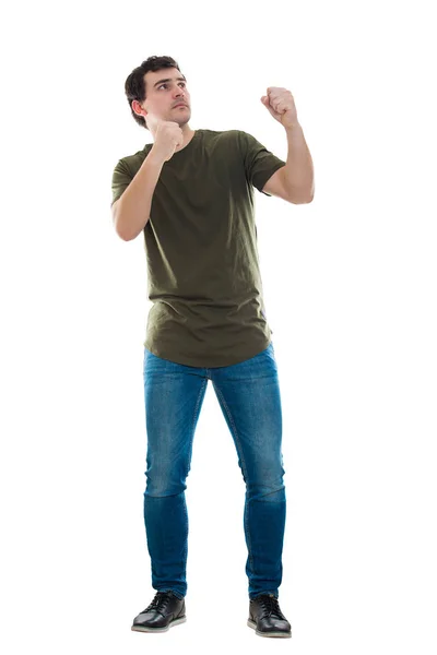 Man ready to fight — Stock Photo, Image