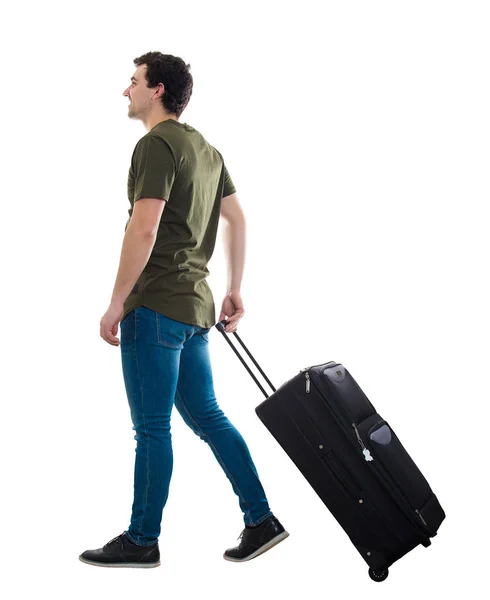 Mannen bär bagage — Stockfoto