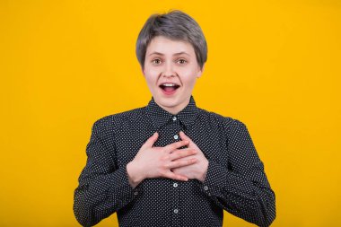 Olumlu sürpriz kadın