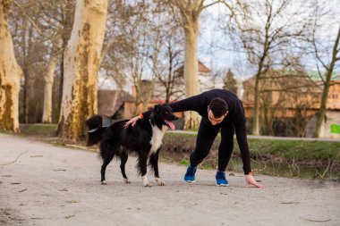 Aktif köpek yaşam tarzı kavramı.