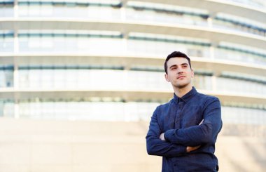 Kendine güvenen iş girişimci 