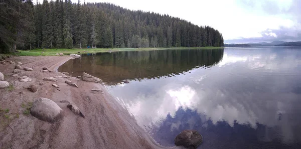 Barrage Shiroka Poliana Dans Montagne Rodopi Bulgarie — Photo