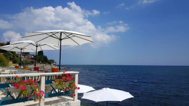 Deniz ürünleri Restoran eski kasaba Nessebar içinde