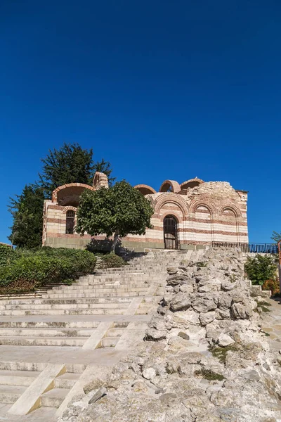 Vecchia Chiesa Patrimonio Culturale Nel Centro Storico Nessebar Bulgaria — Foto Stock