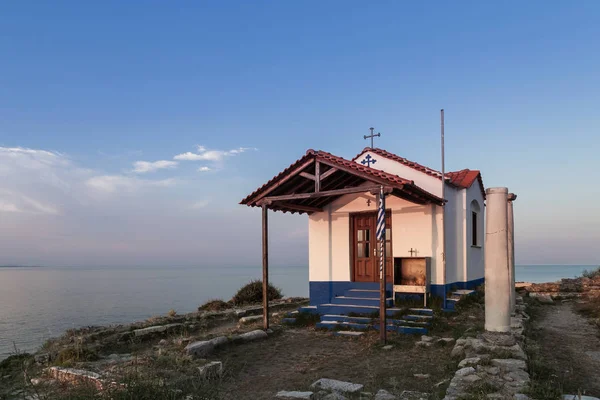 Smal 正教会ギリシャ タソス島町 — ストック写真