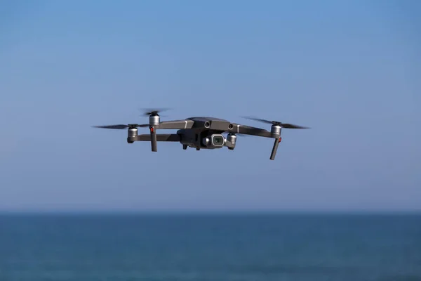 Drone Repül Tengeren — Stock Fotó