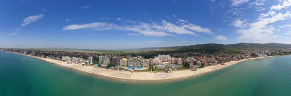 Sea Resort Sunny Beach'in havadan panoramik manzarası, Bulgaristan