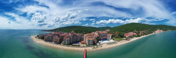 Vue Panoramique Sur Station Balnéaire Elenite Sur Côte Bulgare Mer — Photo