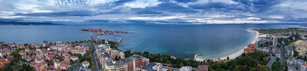 Panoramic View Drone Nessebar City — Φωτογραφία Αρχείου