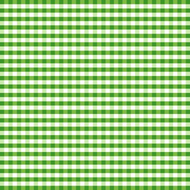 Gingham Check, Dikişsiz desen gingham sanat, el sanatları, kumaşlar, masa örtüleri, dekorasyon, defterler için yeşil ve beyaz arka plan kontrol edin. Eps8 dosyası sorunsuz herhangi bir şekil dolduracak desen swatch içerir.