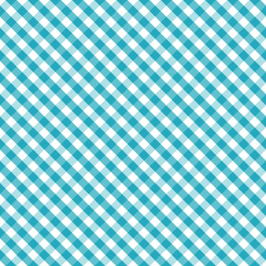 Gingham Dikişsiz Cross Weave Check Pattern, Aqua ve Beyaz, Eps8 sorunsuz sanat, el sanatları, kumaşlar, piknikler, ev dekorasyonu, defterler için, herhangi bir şekil doldurur desen swatch içerir.