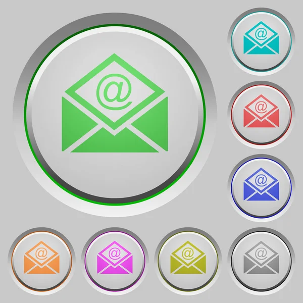 E-posta simgesi renk simgeleri batırıldı tuşlar ile açık posta