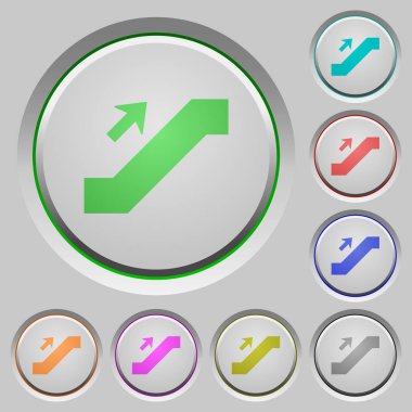 Yürüyen merdiven tabela renk batırıldı basma düğmelerini simgeleri