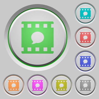 Yorum film renk simgeleri batırıldı tuşlar