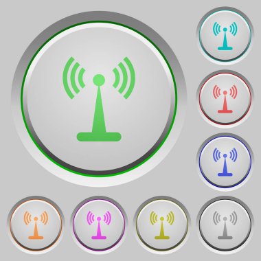 WLAN Ağ renk simgeleri batırıldı tuşlar