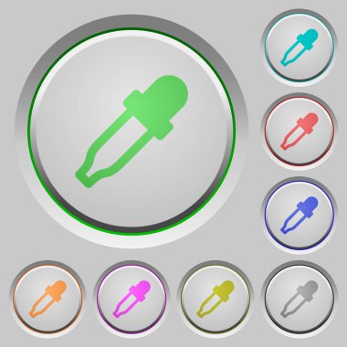 Renk Seçici renk simgeleri batırıldı tuşlar