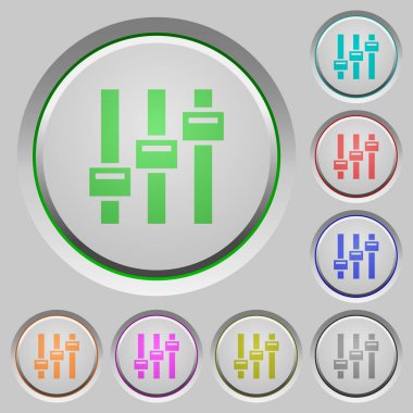 Batırıldı tuşlar renk simgeleri ayarlamak