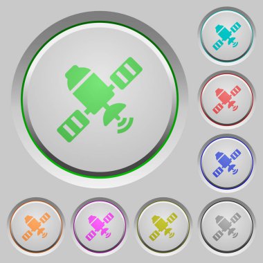 Uydu renk simgeleri batırıldı tuşlar