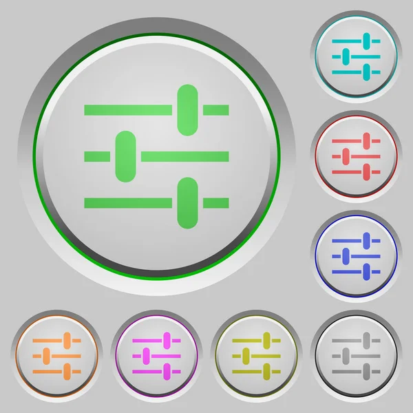 Ayarlama renk simgeleri batırıldı tuşlar