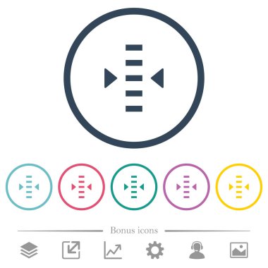 Yuvarlak özetliyor düzeyi düz renk simgeleri ayarlayın. 6 bonus simgeler dahil.