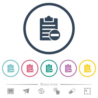 Not düz renk simgeleri yuvarlak Anahatlarda kaldırma. 6 bonus simgeler dahil.