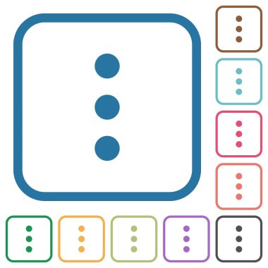 Daha fazla seçenekleri basit simgeler