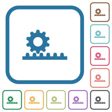 Raf pinyon basit simgeleri ile gizli tekerlek