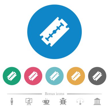 Jilet düz yuvarlak simgeler