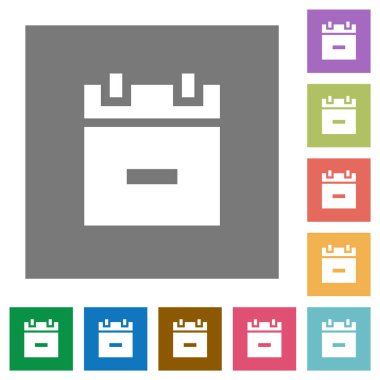 Zamanlama öğesi nin karesi düz simgeleri kaldırma