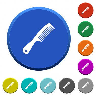 Saplı düğmeli tarak