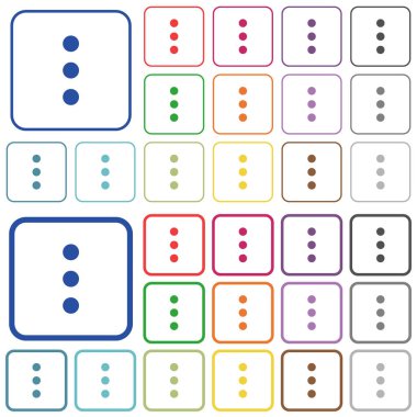 Düz renk simgeleri özetlenen diğer seçenekler