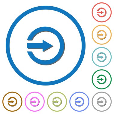 Gölgeler ve anahatları ile simgeleri ithalat