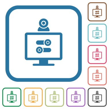 Web kamerası basit simgeler tweaking