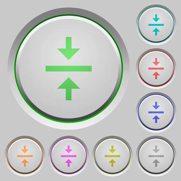 Dikey hizalama merkezi itme düğmeleri