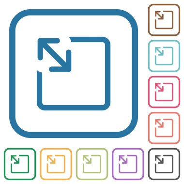 Nesne basit simgelerini yeniden boyutlandırma