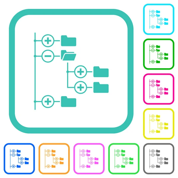 Dizin tarayıcı canlı renkli düz simgeler