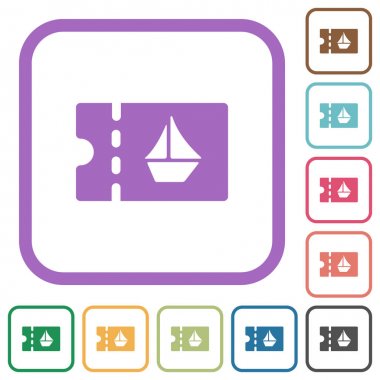 seyir indirim kupon basit simgeler