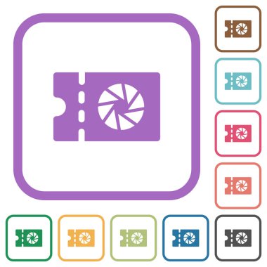 Fotoğrafçılık mağazası indirim kupon basit simgeler