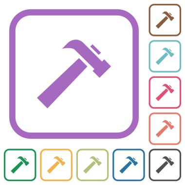 Eski çekiç basit simgeler