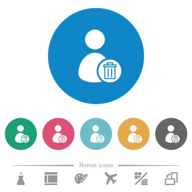 Kullanıcı hesabı yuvarlak simgelerini sil