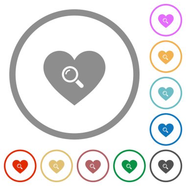 Beyaz arkaplanda düz renk simgeleriyle çıkmak